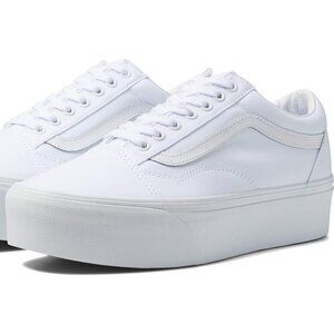 Vans Old Skool Stackform White Platforn Sneakers